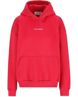 Giada Benincasa Graphic-print Hoodie - レッド