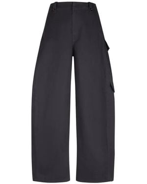JNBY Pantalon À Poches Cargo Délavé Au Sel - Blue