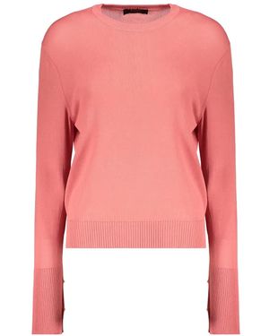Moorer Nellie Button-Cuff Jumper - Pink