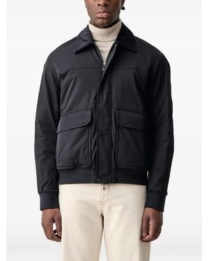 ARMANI EXCHANGE Bomber Con Colletto A Coste - Nero