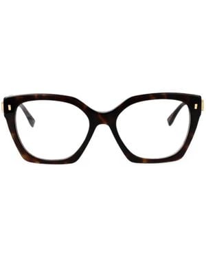 DSquared² Brille Mit Geometrischem Gestell - Schwarz