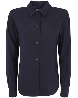 Aspesi Glue Press-Stud Fastening Shirt - Blue