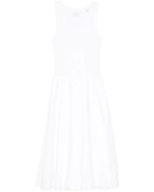 GANT Vestido midi sin mangas - Blanco