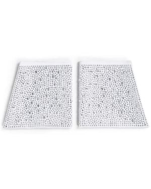 KARL LAGERFELD Embellished Sleeve Cuffs - White