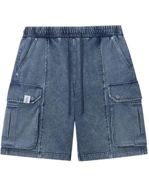 FIVE CM Cargo Drawstring Shorts - Blue