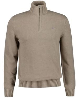 GANT Half-Zip Jumper - Grey