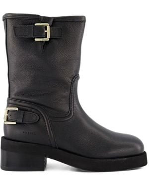 Nubikk Eve Leva Buckle-Detail Boots - Black