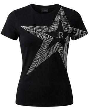 John Richmond Rhinestone-Embellished Short-Sleeve T-Shirt - Black