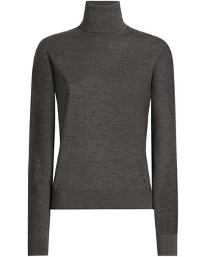 Dolce & Gabbana Turtleneck Jumper - Grey