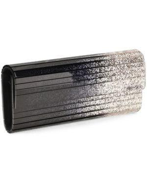 Jimmy Choo Sweetie Glitter-Degradé Clutch Bag - Grey