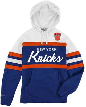 Mitchell & Ness New York Knicks Hardwood Classics Hoodie - Blue