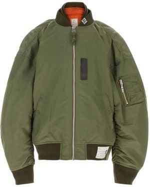 Maison Mihara Yasuhiro Nylon Bomber Jacket - グリーン