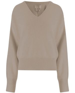 Sa Su Phi Jersey De Cachemira Con Cuello En V - Neutro