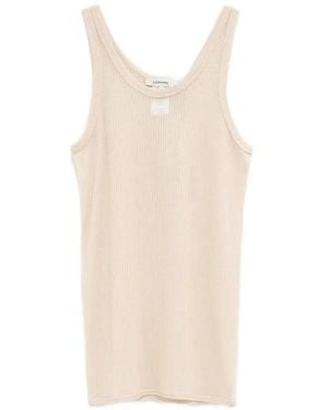 Lemaire Ribbed Top - White