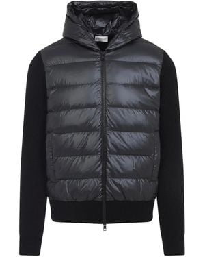 Moncler Hooded quilted jacket - Schwarz