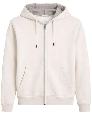 Pal Zileri Sweat À Détail Zippé - White