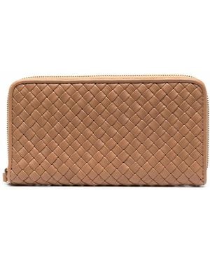 Officine Creative Juliet 101 Interwoven Leather Purse - Brown