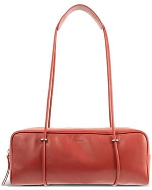 BY FAR Kimberly Leather Shoulder Bag - Red