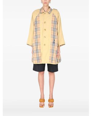 1/OFF Check Pattern Coat - White