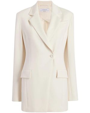 Another Tomorrow Everday Jersey Blazer - White