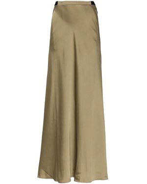 Christopher Esber Front Pocket Bias Maxi Skirt - Natural