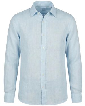 120% Lino Long-Sleeve Shirt - Blue