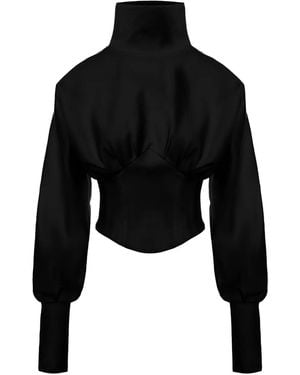 Hamza Corsetto Nice A Collo Alto - Nero