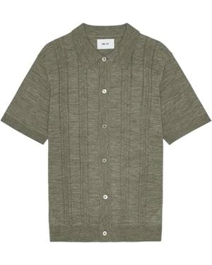 NN07 ニット シャツ - グリーン