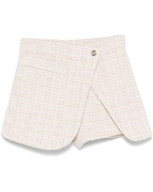 Maje Skorts de tweed - Neutro