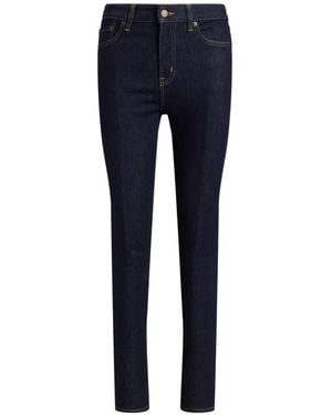 Ralph Lauren High-Rise Skinny Jeans - Blue