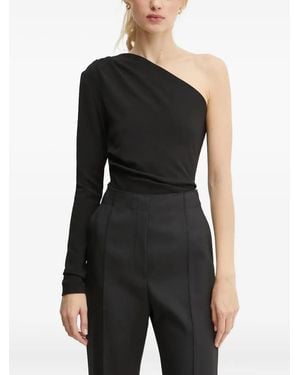Day Birger et Mikkelsen Top Monospalla A Maniche Lunghe - Nero