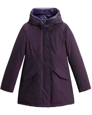 Woolrich Arctic パーカーコート - パープル