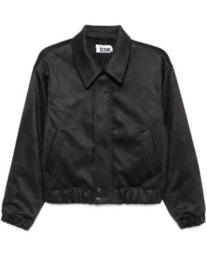 Izzue Bomber Crop - Nero