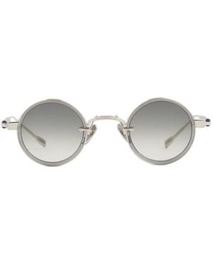 Sato Eyewear Naos Round-Frame Sunglasses - White