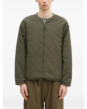 Stan Ray Quilted zip-up jacket - Verde