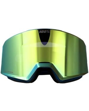 100% Eyewear Norg Mirrored Snow Glasses - Green