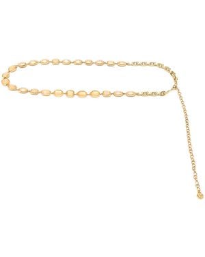 Goossens Riem Met Edelstenen - Wit
