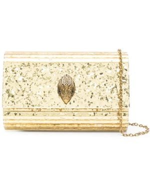 Kurt Geiger Drench Party Eagle Clutch Bag - Natural