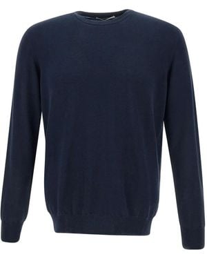 Kangra Crew-neck Sweater - ブルー