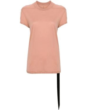Rick Owens Small Level Cotton T-Shirt - Pink