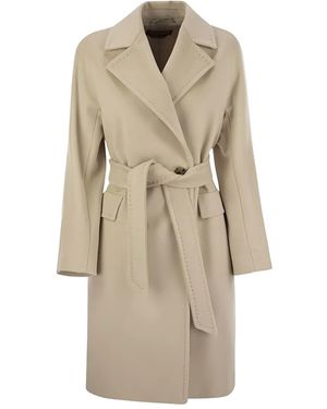 Max Mara Belted Coat - Natural