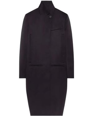 Courreges Satin-Finish Coat - Blue