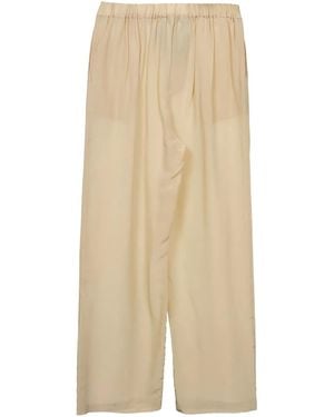 Kaos Broek Met Wijde Pijpen - Naturel
