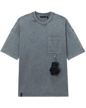 FIVE CM Pocket Short-Sleeve T-Shirt - Gray