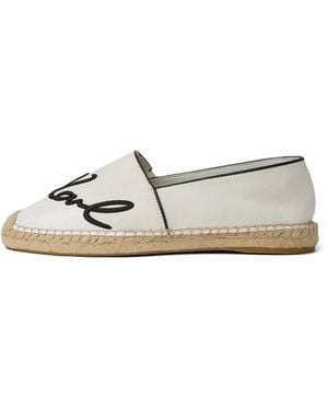 KARL LAGERFELD Kamini Espadrilles - White