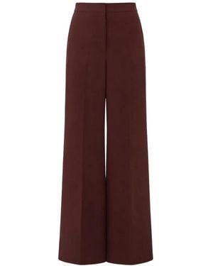 Gemy Maalouf Pressed-Crease Straight-Leg Trousers - Purple