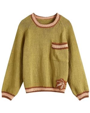 STORY mfg. Bulb Pullover mit rundem Ausschnitt - Grün