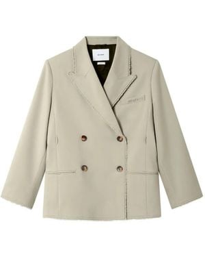 Axel Arigato Double-Breasted Blazer - White