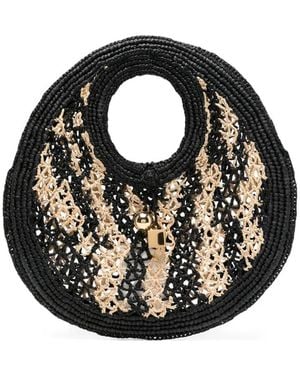 Jacquemus Raffia Handbag - Black