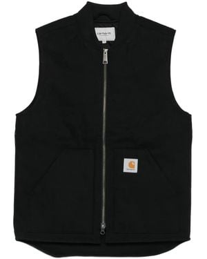 Carhartt Zip-Front Pouch-Pocket Gilet - Black